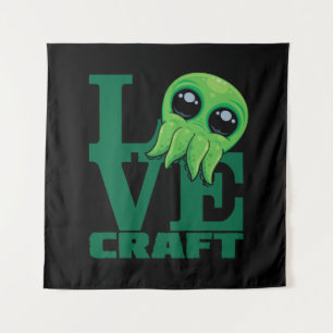 Lovecraft Baby Cthulhu Design – Spookachtige Schat Wandkleed