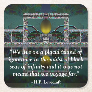 Lovecraft Quote Fantasy Art Onderzetter