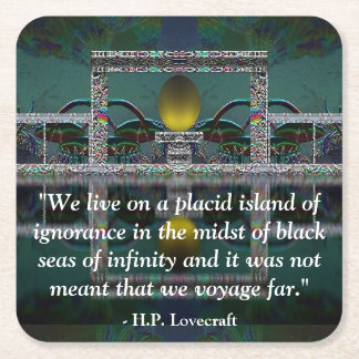 Lovecraft Quote Fantasy Art Onderzetter