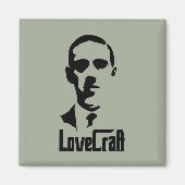 Lovecraft tegenover stijl magneet (Voorkant)