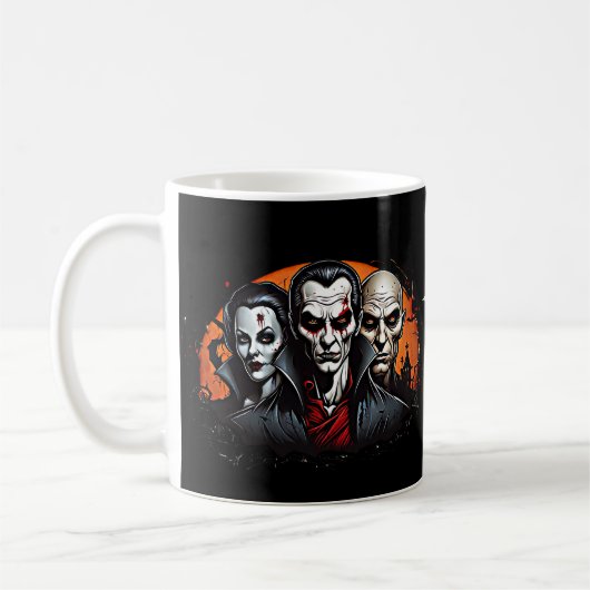 Lovecraft & Vampires Coffee Mug (Gauche)