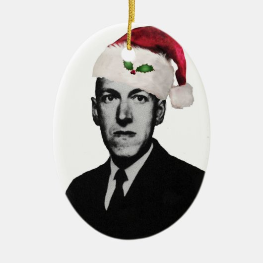 Lovecraft Xmas Keramisch Ornament (Voorkant)