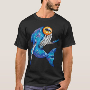 Lovecraftiaans haaimonster t-shirt
