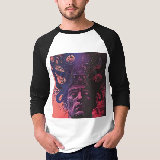 Lovecraftian Dark Fantasy T-shirt (Voorkant)