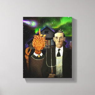 Lovecraftian Gothic canvas druk (8x10) Afdruk