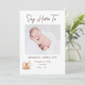 Loved Beyond Measure Baby Faire-part (Debout devant)