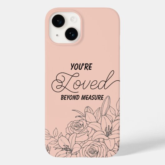 Loved beyond measure  Case-Mate iPhone case (Achterkant)