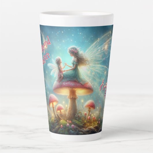 Loved Beyond Measure Gepersonaliseerde Fairy Latte Latte Mok (Voorkant)
