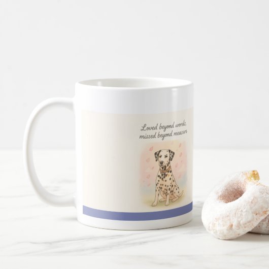 Loved Beyond Words Mug by Tina Tran Koffiemok (Met donut)