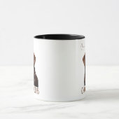 Loved By A Chocolate Lab Labrador Dog Mom Dog Dad Mok (Midden)