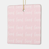 LOVED CHRISTMAS ORNAMENT (Links)