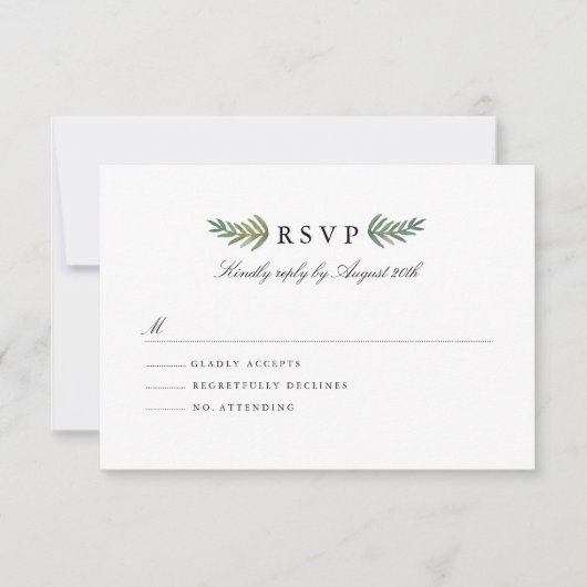 Loved Dearly RSVP Kaartje (Voorkant)
