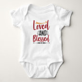Loved en Blessed Romper (Voorkant)