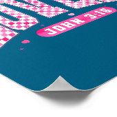 Loved John 3 16 Christian Loves Valentine's Day Go Poster (Hoek)