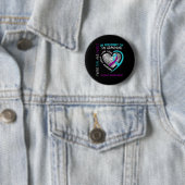 Loved One In Memory Of Grandson Suicide Awareness  Ronde Button 5,7 Cm (In situ)