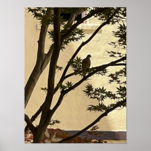 Lovedove silhouet poster