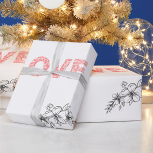#LoveFlowerInpakpapier Cadeaupapier