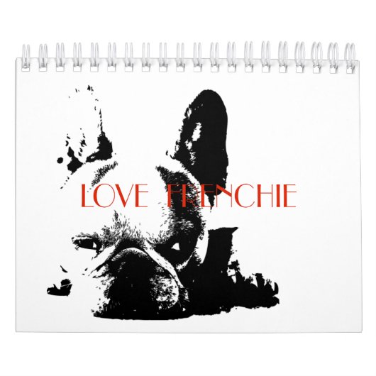 LoveFrenchie Kalender (Hoes)