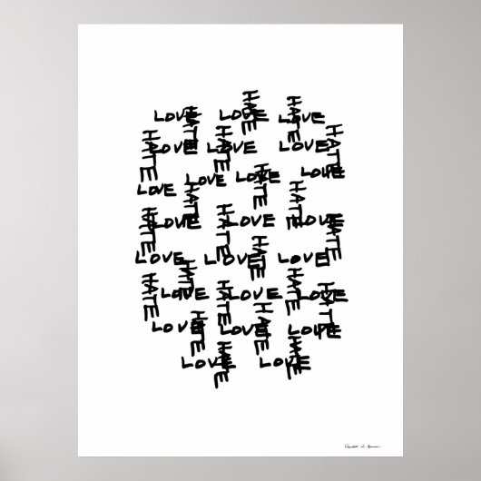 LoveHate Poster (Voorkant)