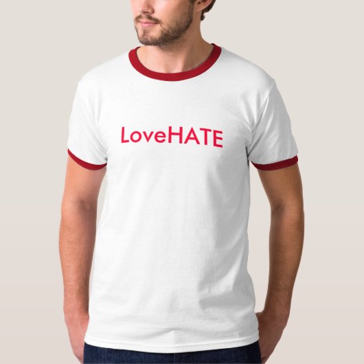 LoveHATE T-shirt (Voorkant)