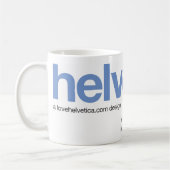 LoveHelvetica BlueBell Mug (Gauche)