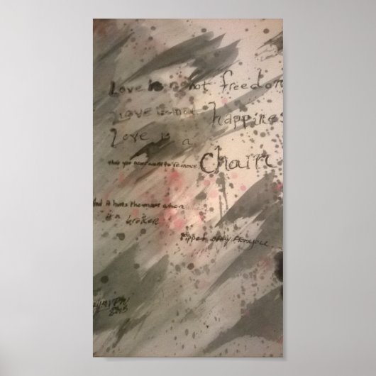 Loveisachain Affiche (Devant)