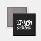 Lovejoy Fan Gift Graphic Design Music Lover Magneet (Voorkant / Achterkant)