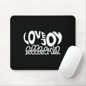 Lovejoy Fan Gift Graphic Design Music Lover Muismat (Met muis)