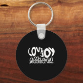 Lovejoy Fan Gift Graphic Design Music Lover Sleutelhanger (Voorkant)