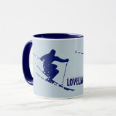 Loveland Blue Skier Mok (Voorkant links)