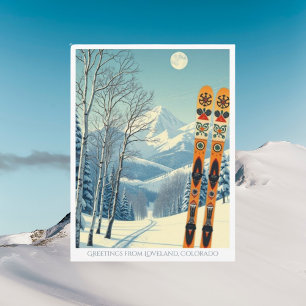 Loveland Colorado USA vacances ski Carte postale