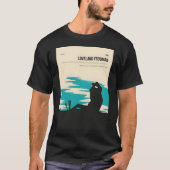 Loveland Frogman Minimal Travel Poster T-shirt (Voorkant)