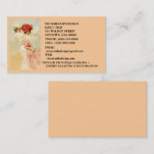 LOVELE  VICTORIAANS MODES ~ VISITEKAARTJES (Voorkant / Achterkant)