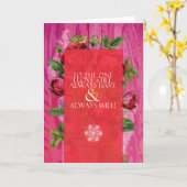 LoveLetter - Carte de voeux (Fleur jaune)