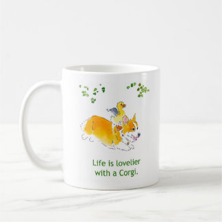 Lovelier met een Corgi-Mok Koffiemok