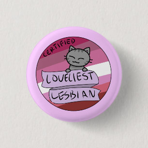 Loveliest Lesbian Ronde Button 3,2 Cm