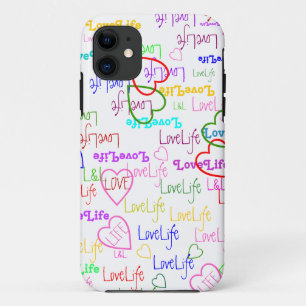 LoveLife multi-color iPhone 11 Hoesje