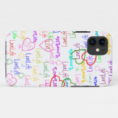 LoveLife multi-color Case-Mate iPhone Case (Achterkant (horizontaal))