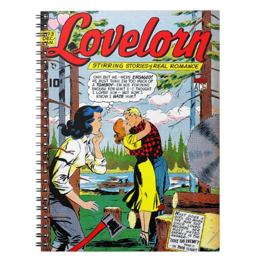 Lovelorn Betrayal Romance  Comics Notitieboek (Voorkant)