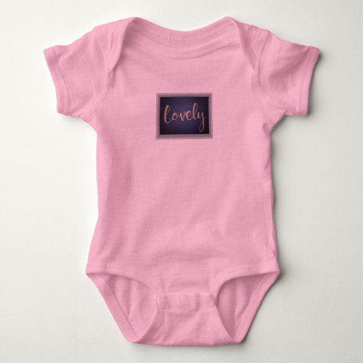 Lovely Baby Vest Romper (Voorkant)