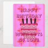 Lovely Blessed Birthday (Voorkant / Achterkant)