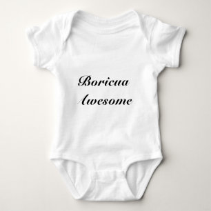 Lovely Boricua Geweldige Quote Baby Bodysuit