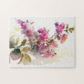 Lovely Bougainvillea Waterverf Legpuzzel (Horizontaal)