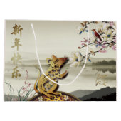 Lovely bucolc scene Chines Rat Year 2020 LGB Groot Cadeauzakje (Achterkant)