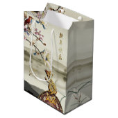 Lovely bucolc scene Chines Rat Year 2020 MGB Medium Cadeauzakje (Voorkant Gekanteld)