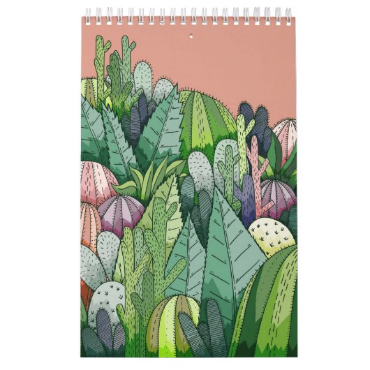 Lovely Cactus Garden Kalender (Hoes)