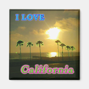 "Lovely California 2" Magnet Magneet