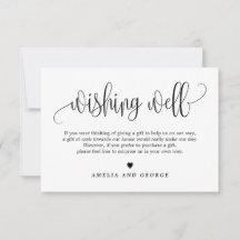 Lovely Calligraphy EDITABLE COLOR Wish Kaart LCC