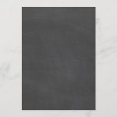 Lovely Calligraphy Table Seating Card Menu (Achterkant)