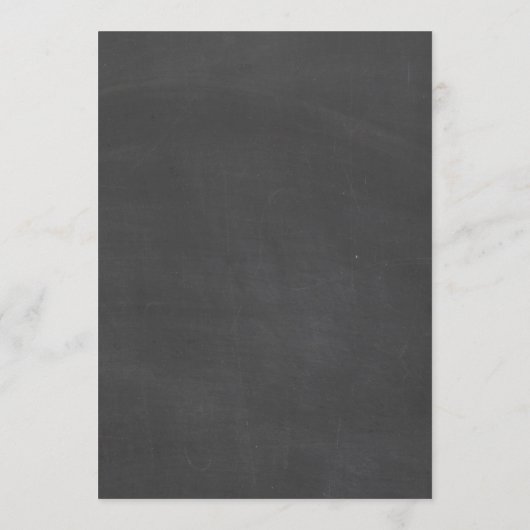 Lovely Calligraphy Table Seating Card Menu (Achterkant)